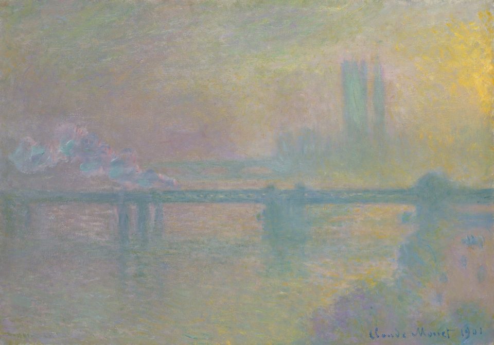 Charing Cross Bridge, London, a painting by Claude Monet