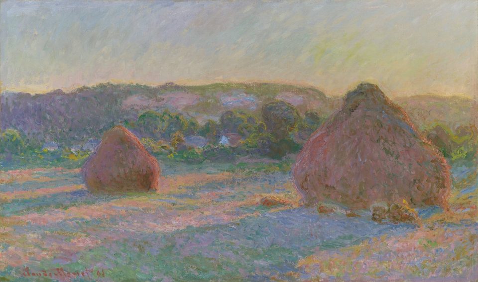 Stacks of Wheat (End of Summer), a painting by Claude Monet