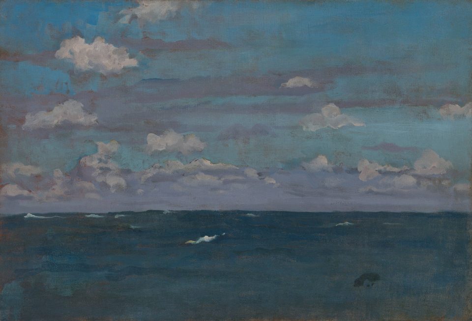 Violet and Silver: The Deep Sea, a painting by James McNeill Whistler